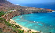 pohled na Hanauma Bay, Oahu