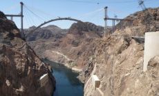 budoucí silnice nad přehradou Hoover Dam