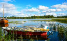 Jezero ve Švédsku